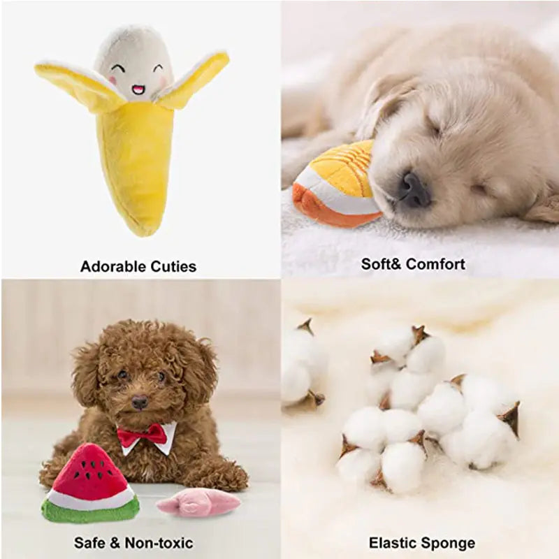 Dog Plush Squeaky Toys